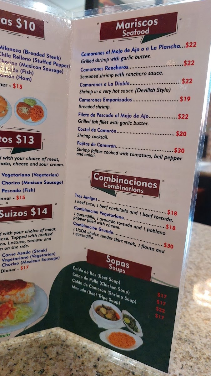 La Mexicana Taqueria Menu - Image 1