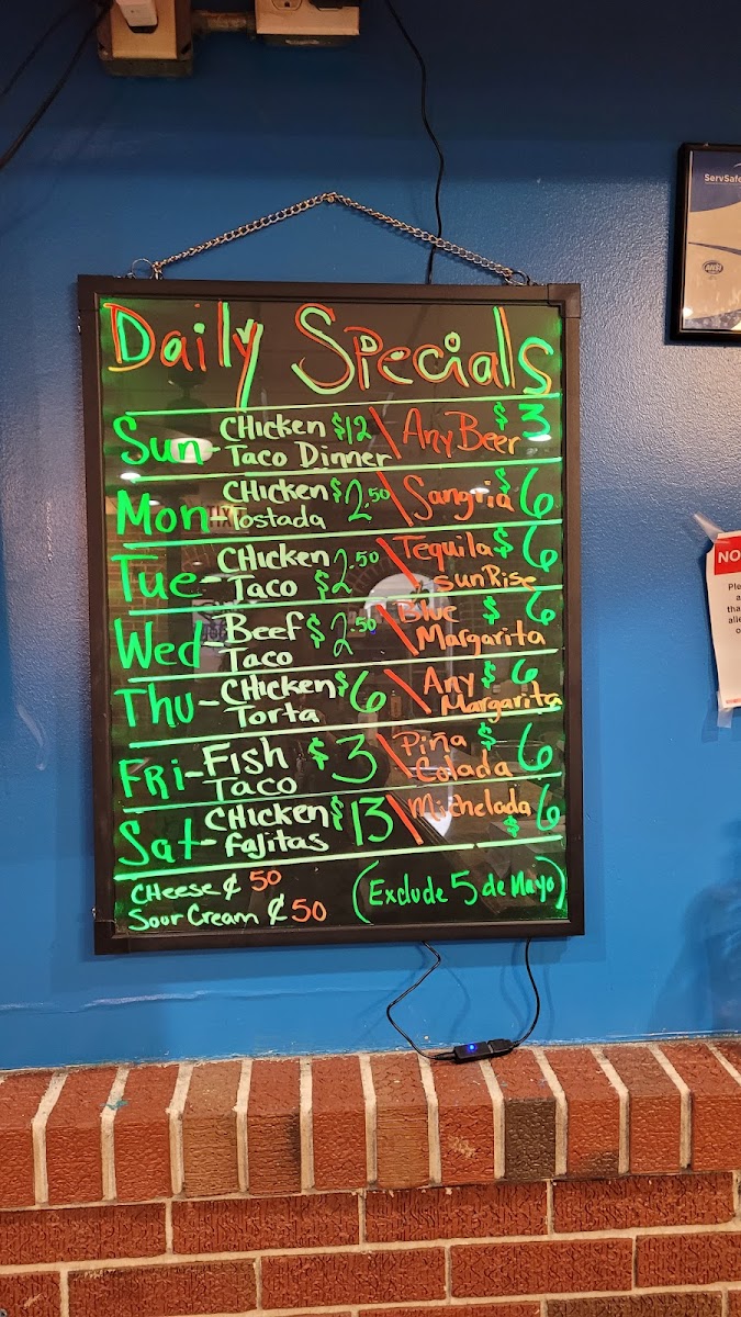 La Mexicana Taqueria Menu - Image 6